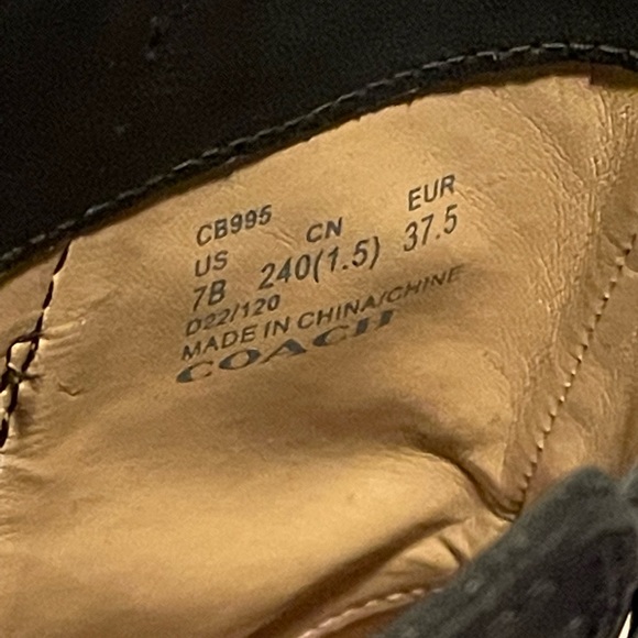 Coach leather boots - Picture 7 of 7